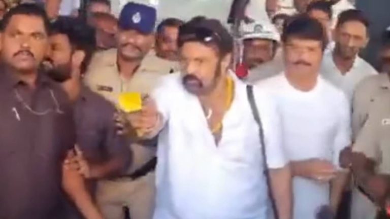Balakrishna : వీడెందుకు వచ్చాడు.. అభిమానిపై బాలకృష్ణ ఫైర్