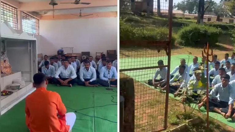 Bhagavad Gita Controversy: పోలీస్ ట్రైనింగ్⁭లో భగవద్గీత పఠనం.. మధ్యప్రదేశ్⁭లో వివాదం..