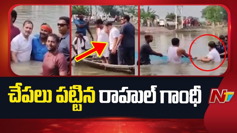 Bihar: బీహార్ ఎన్నికల ప్రచారంలో చేపలు పట్టిన రాహుల్ గాంధీ !