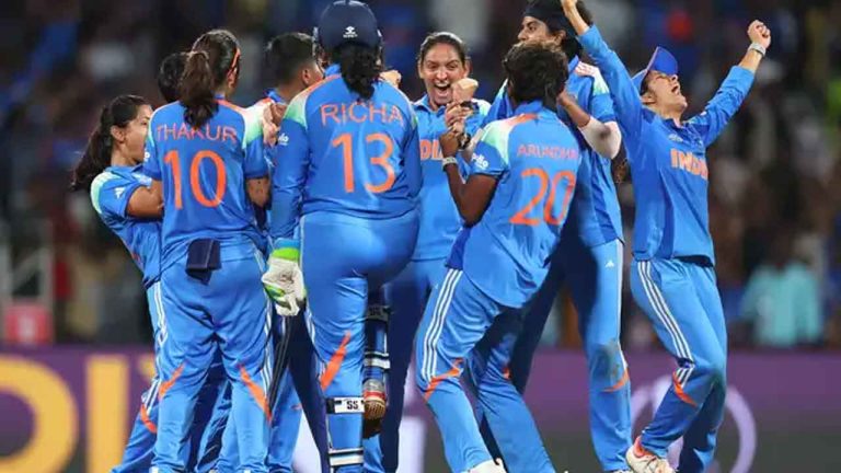 Womens World Cup 2025 : భారత్ విజయ దుందుభి.. సాధించార్రా మనోళ్లు..