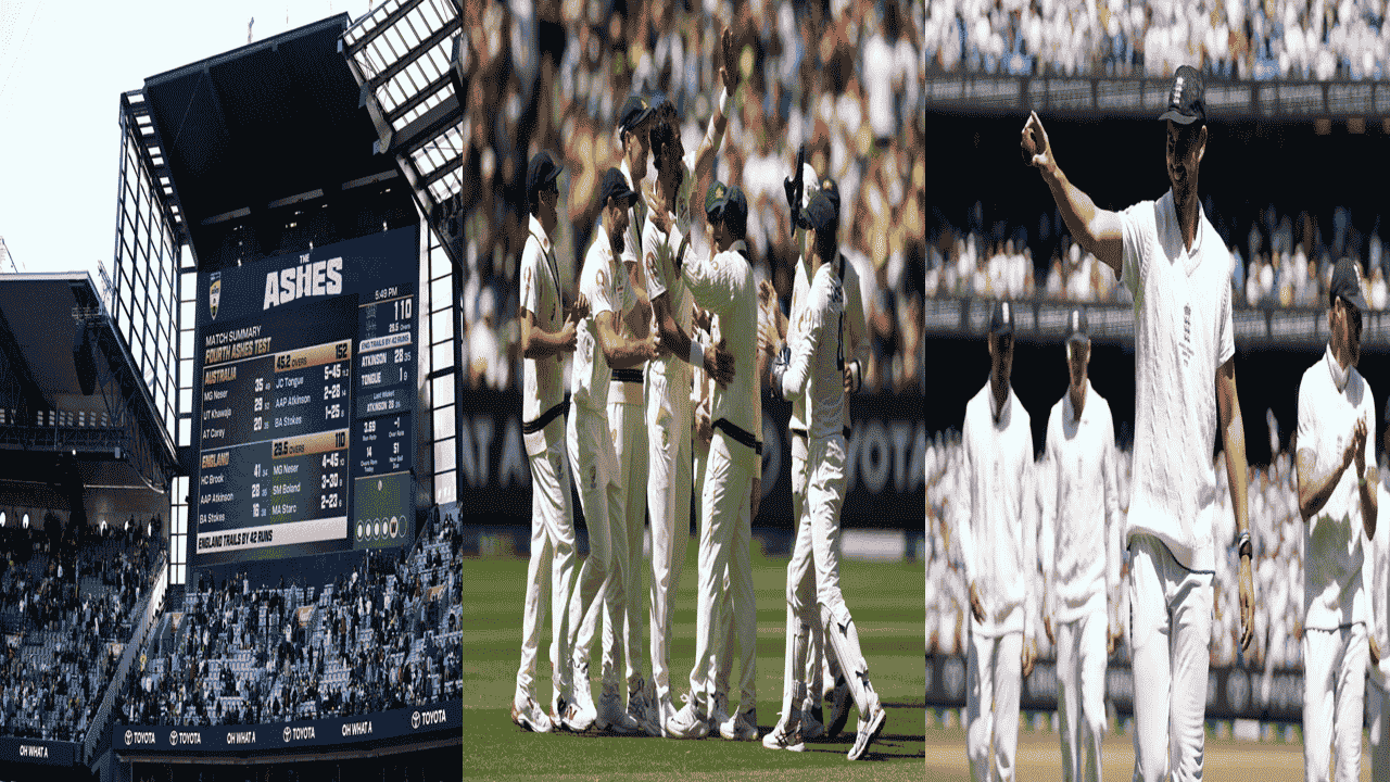 aus vs eng 4th test day 1 20 wickets fall josh tongue takes five at mcg
