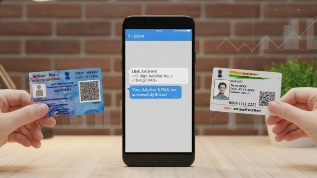 Aadhaar Pan Link Via Sms
