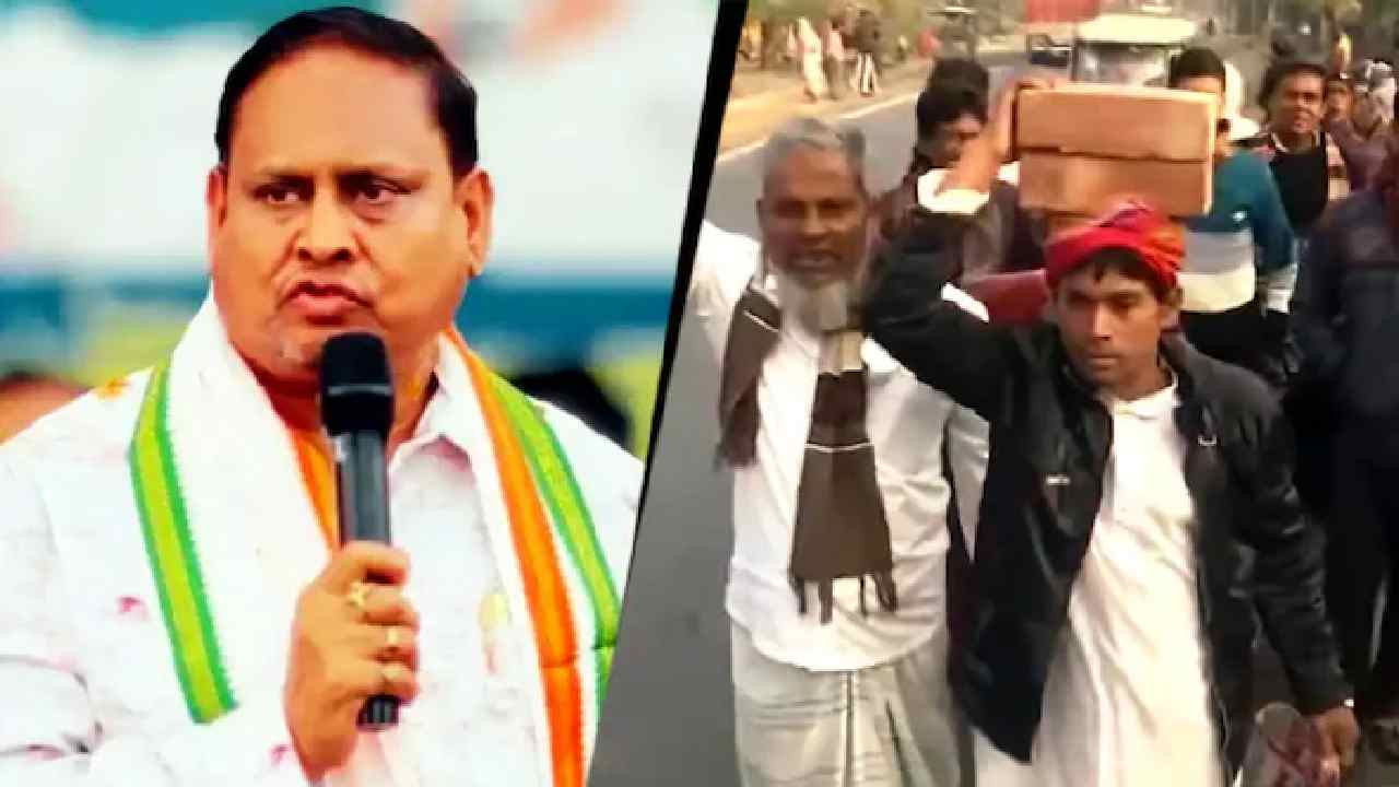 suspended tmc mla lays babri masjid stone in murshidabad amid heavy security sparks political row