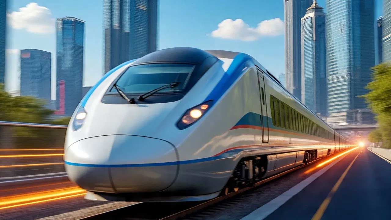 technology china new super high speed maglev train