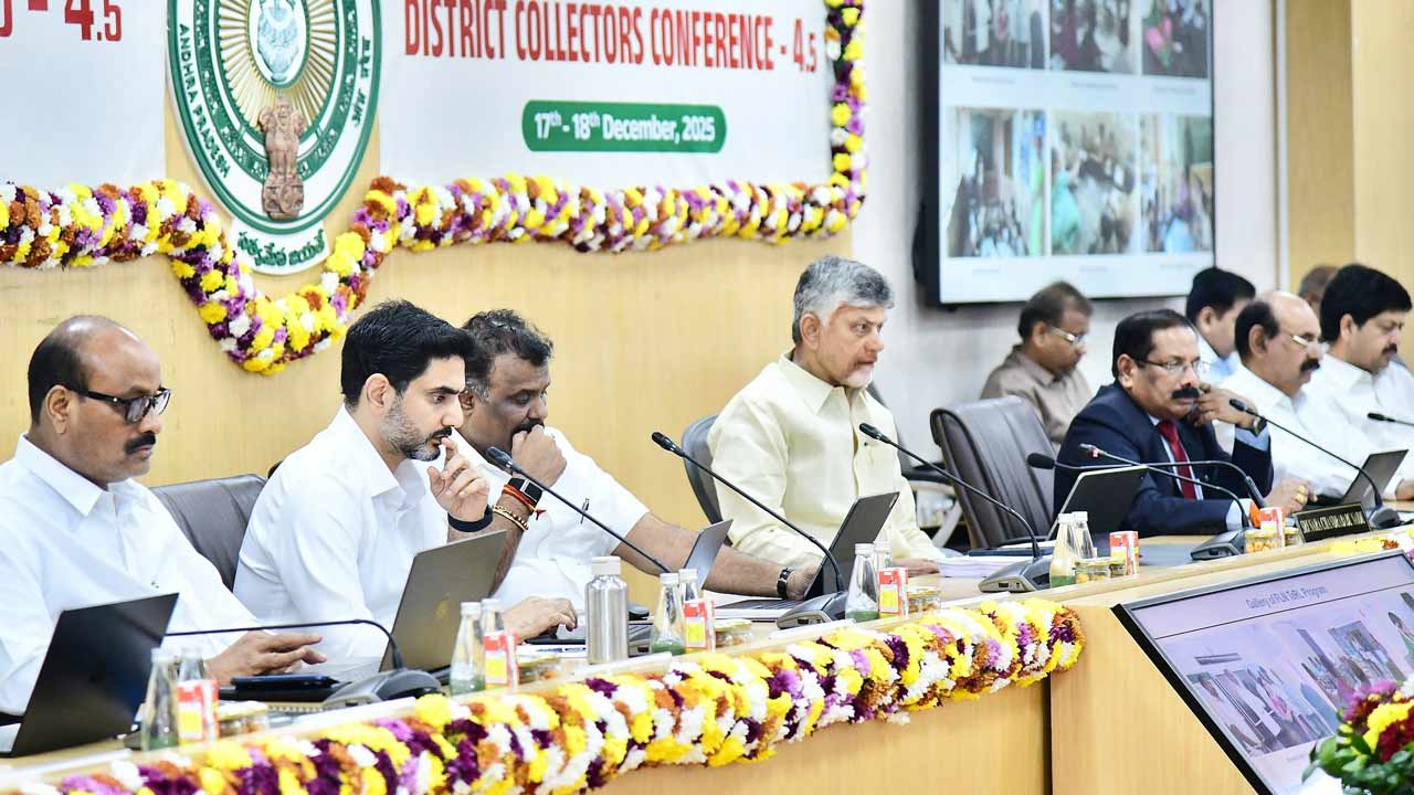 cm chandrababu naidu orders statewide rollout of best practices presented by six district collectors