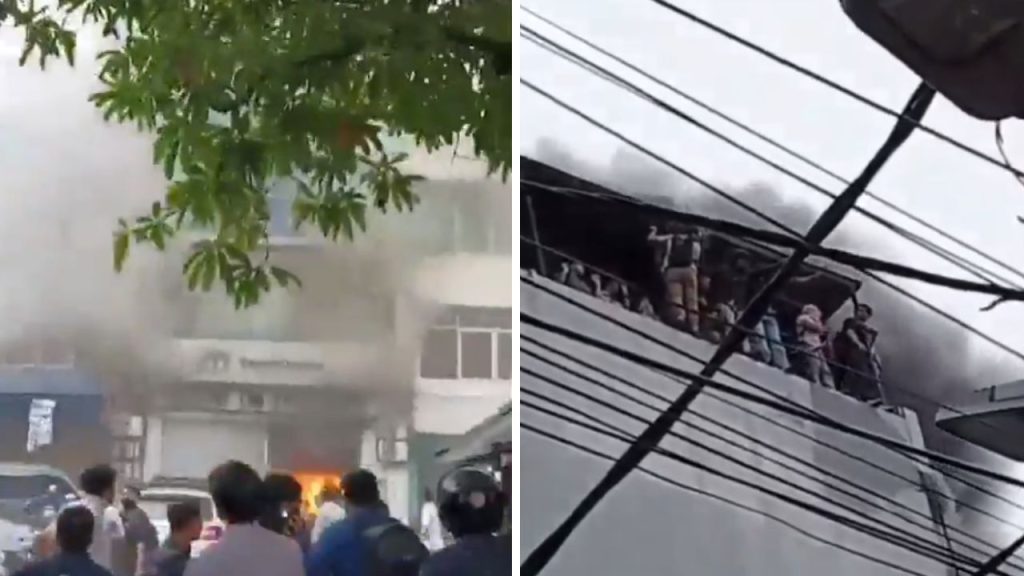 Fire Accident In Jakarta
