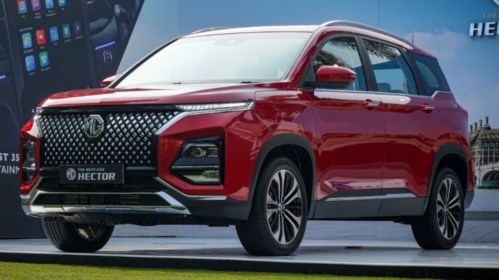 Mg Hector Facelift Cover