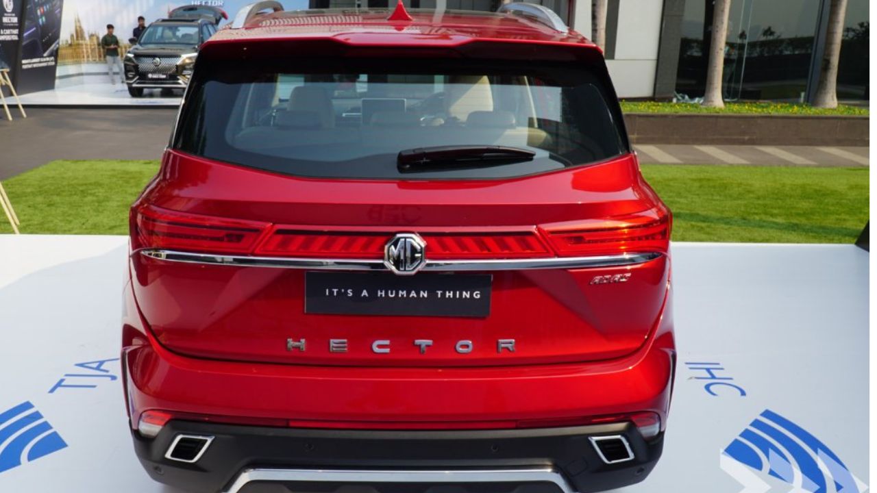 Mg Hector Facelift Red