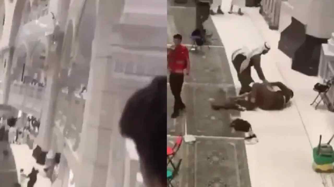 suicide attempt at meccas grand mosque foiled by security officer