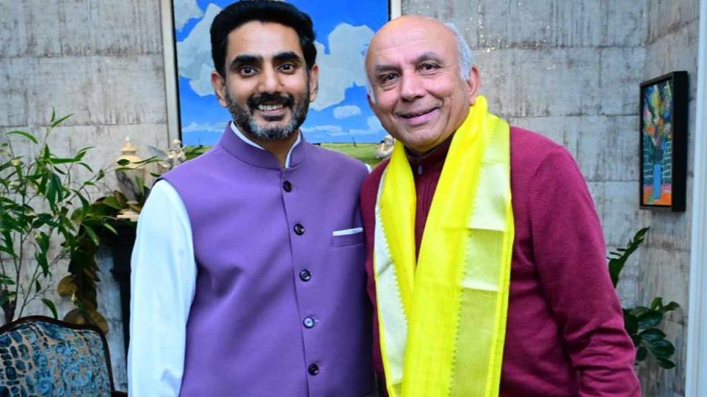 Nara Lokesh Meets Fairfax C