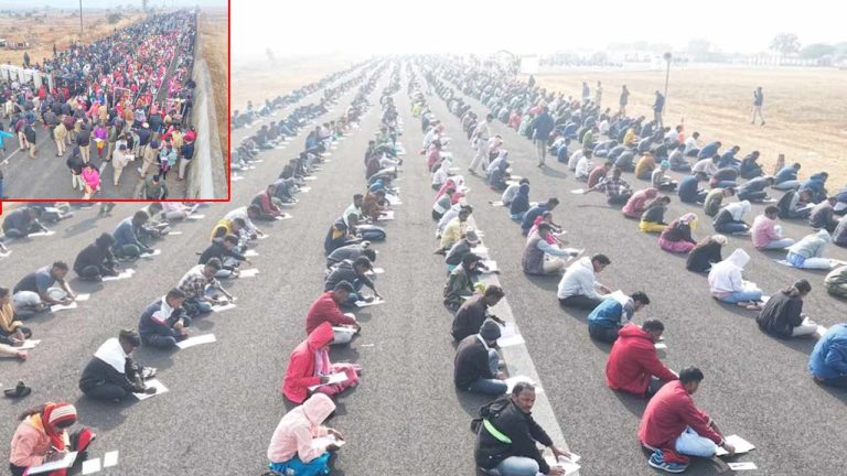 Odisha: పరీక్షా కేంద్రంగా మారిన ఎయిర్ పోర్ట్ రన్‌వే.. 187 పోస్టులకు 8,000 మంది పోటీ