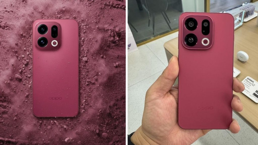 Oppo Find X9 Velvet Red Variant