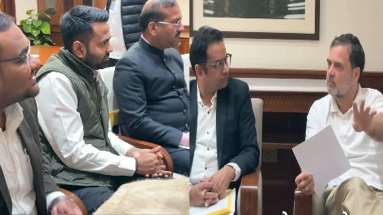 Rahul Gandhi: బీజేపీ విధానాలతో వైశ్య వ్యాపారులు దెబ్బతిన్నారు.. పోరాటం చేయాలని రాహుల్‌గాంధీ పిలుపు