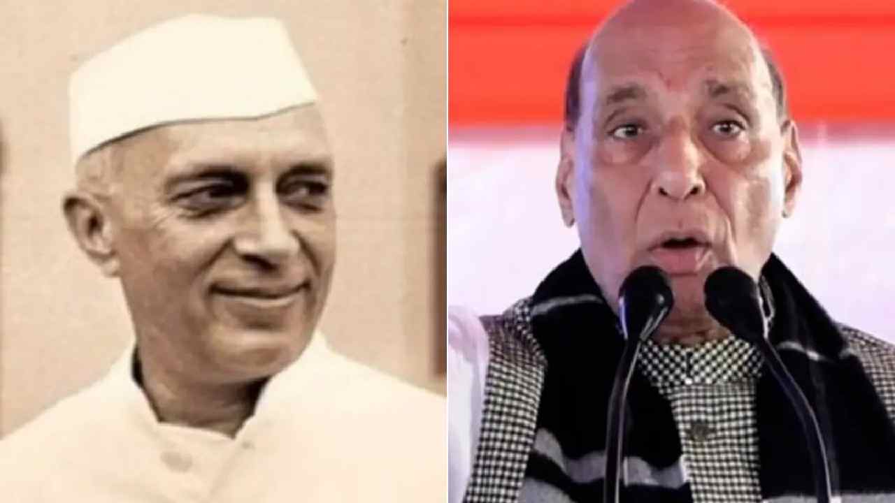 Rajnath Singh: నెహ్రూ ప్రజా ధనంతో “బాబ్రీ మసీదు”ను నిర్మించాలనుకున్నారు.. కాంగ్రెస్ ఫైర్..