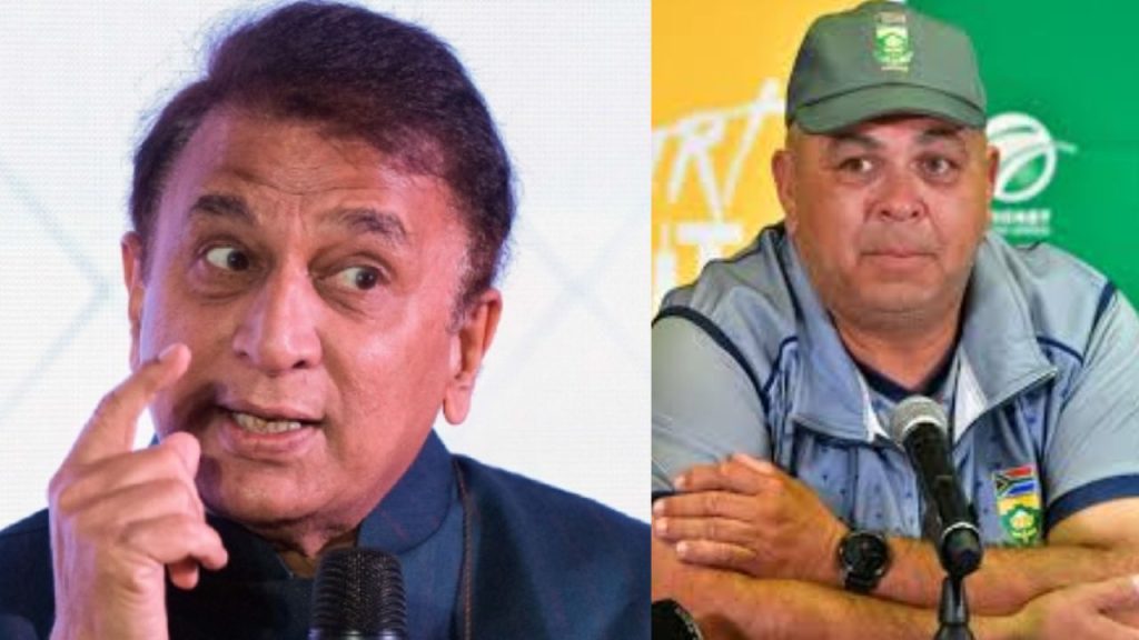 Sunil Gavaskar Slams Shukri Conrad
