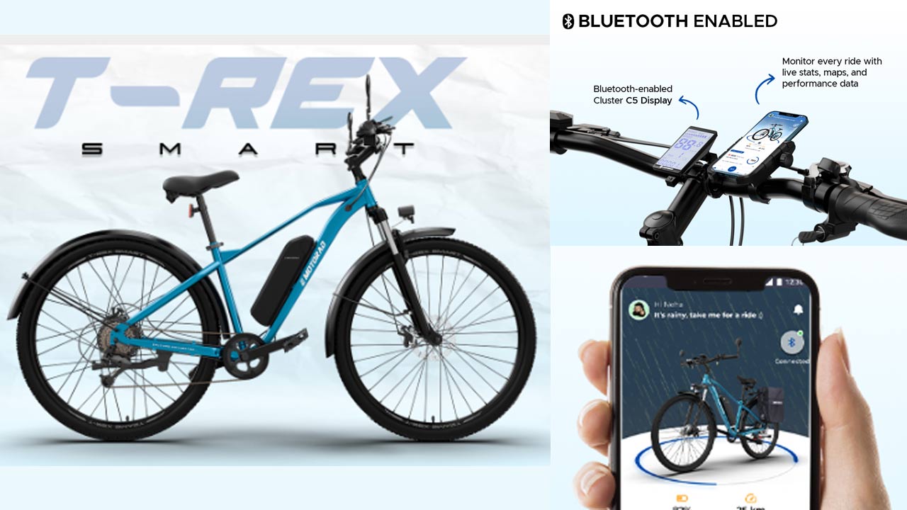T Rex Smart Electric Cycle: భారతదేశపు మొట్టమొదటి స్మార్ట్ ఎలక్ట్రిక్ సైకిల్ రిలీజ్.. బ్లూటూత్, GPS ఫీచర్లతో..