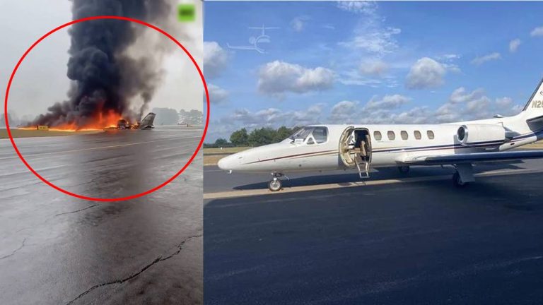 Plane Crash Video: నార్త్ కరోలినాలో కూలిన విమానం.. ఆరుగురు మృతి