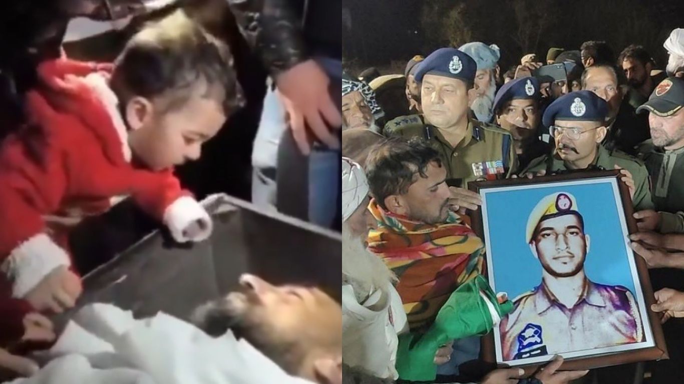 Heartbreaking Scene: హృదయవిధారక ఘటన.. ఉగ్రదాడిలో చనిపోయిన తండ్రి.. పప్పా లే అంటున్న చిన్నారి