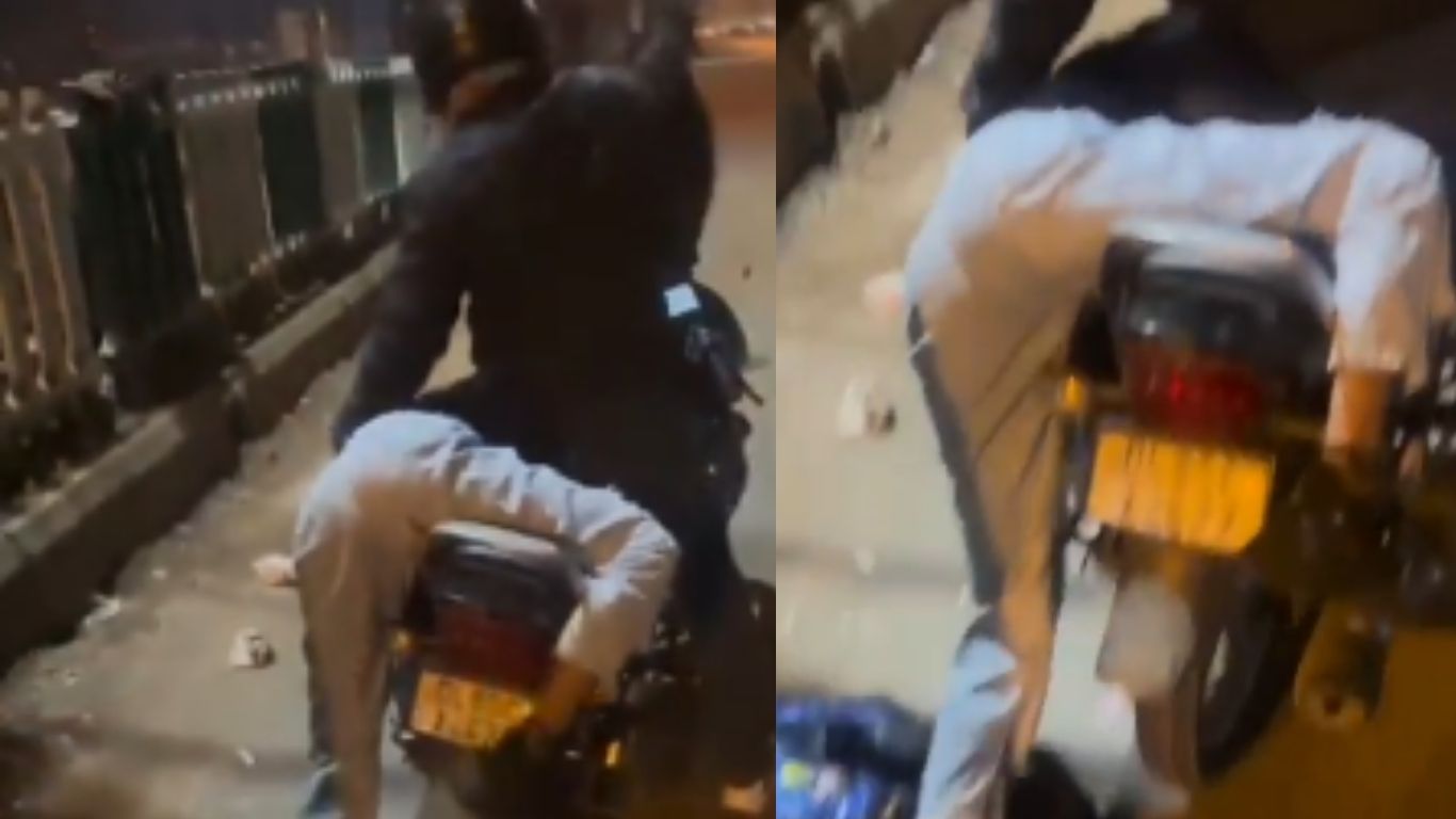 Woman Falls on Bike: ఫుల్లుగా తాగి రాపిడో బైక్ మీద నుండి పడిపోయిన యువతి.. తర్వాత ఏమైందంటే..