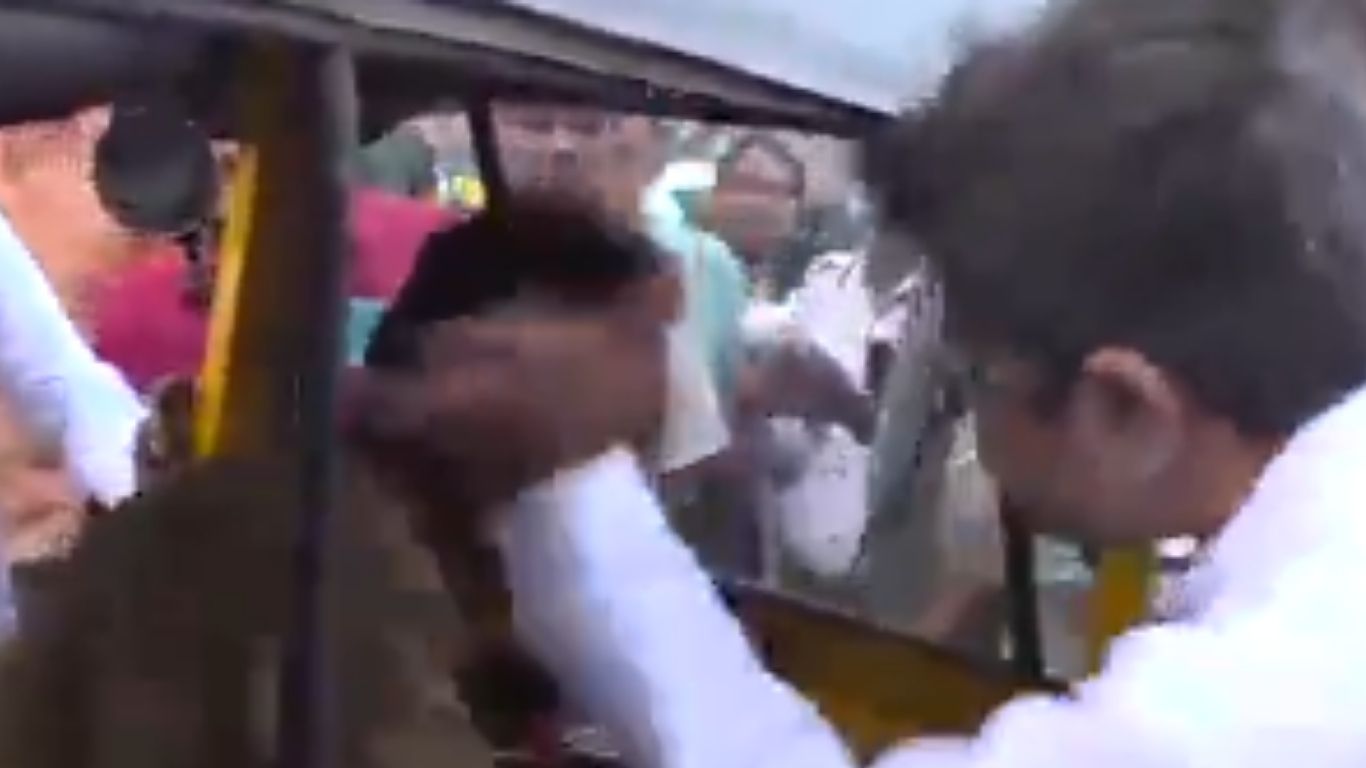 mumbai bjp mla parag shah slaps auto driver over traffic violation video goes viral