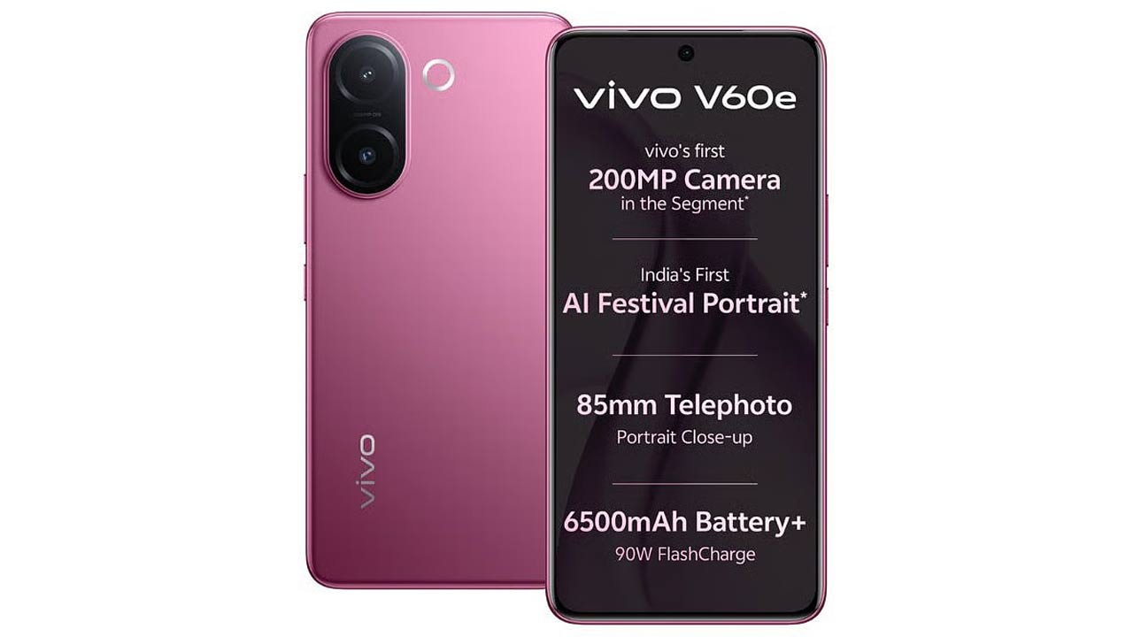 Vivo V60e: వివో 5G ఫోన్ కేవలం రూ.29,499కే.. 200MP కెమెరా, డైమెన్సిటీ టర్బో ప్రాసెసర్‌..