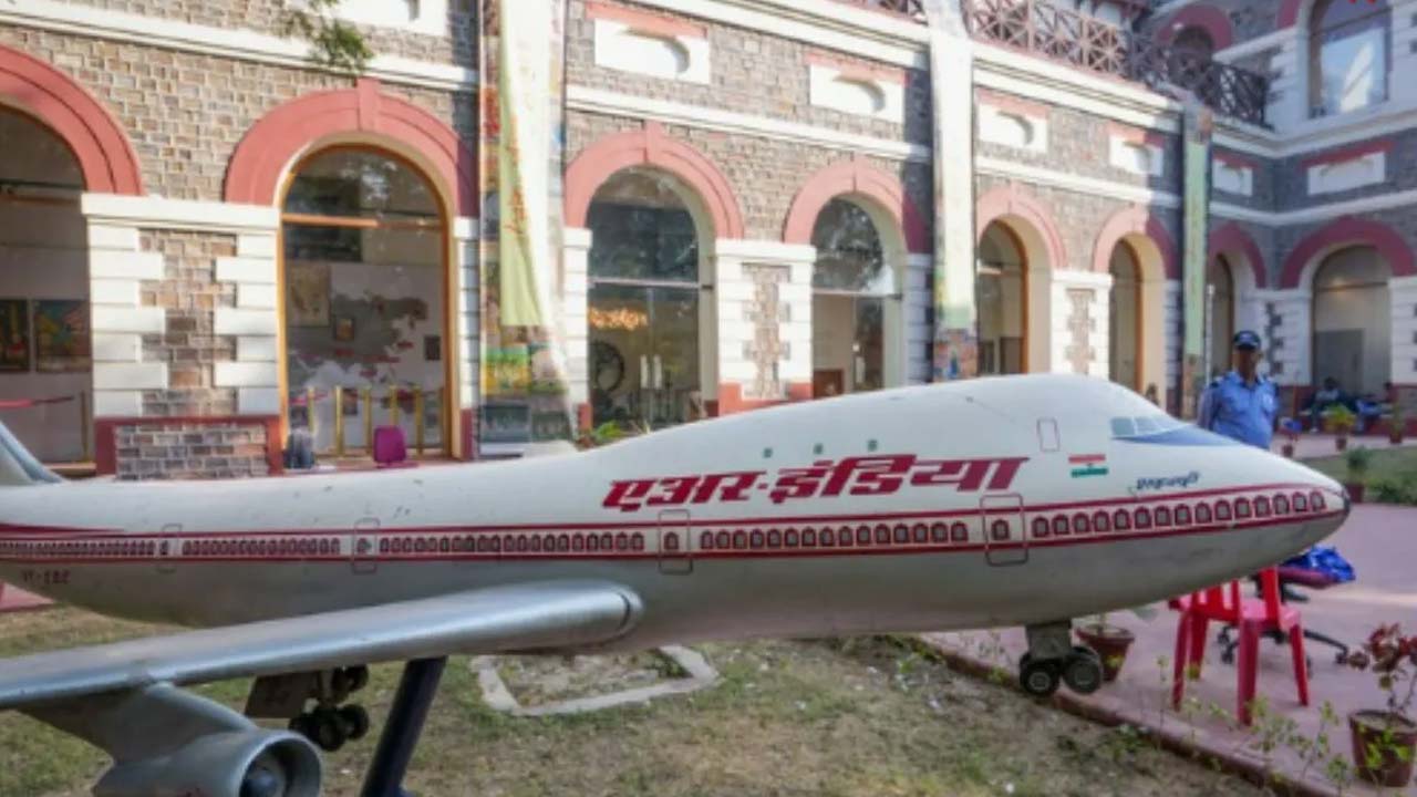 red fort shahjahan boeing 747 air india exhibition
