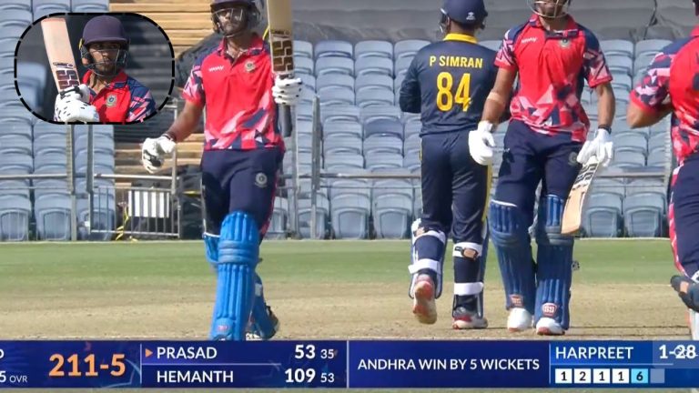 Syed Mushtaq Ali Trophy: ఉత్కంఠ పోరులో ఆంధ్ర జట్టు సంచలన విజయం.. మరోసారి నిరాశపరిచిన నితీష్ రెడ్డి..