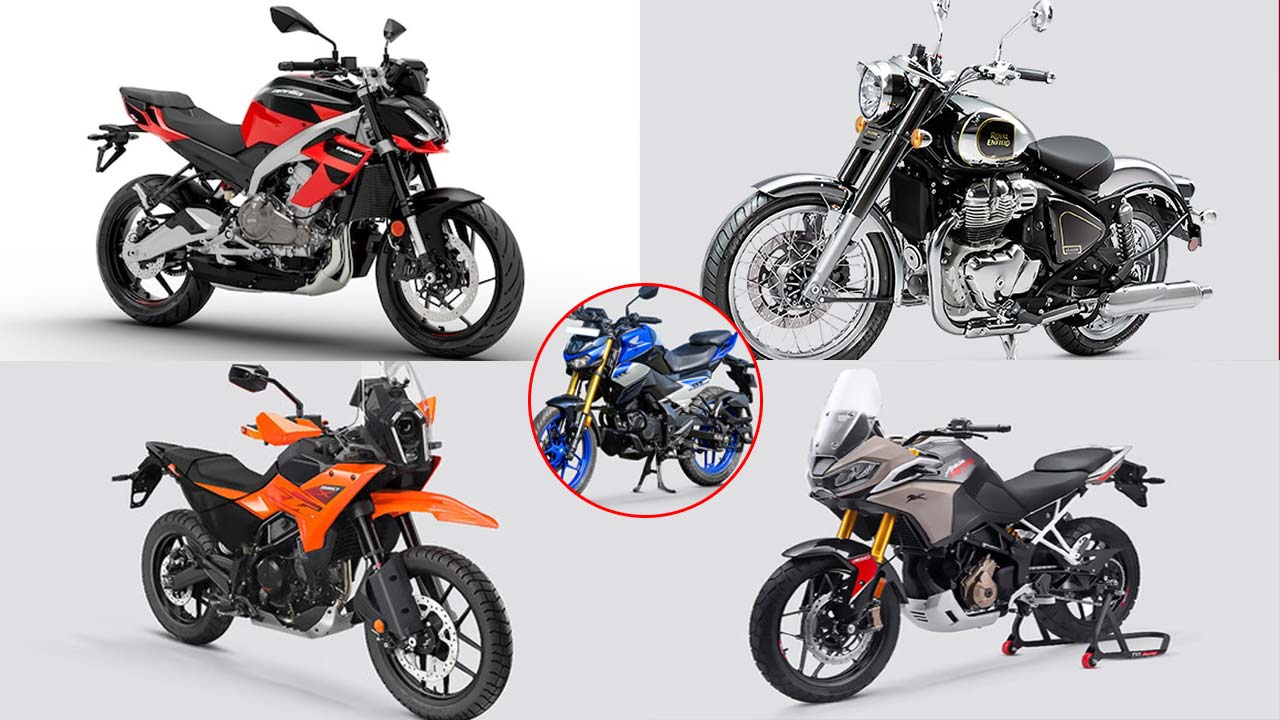 top 5 motorcycle launches india 2025