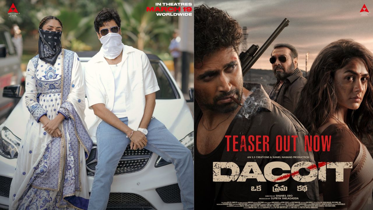Dacoit Teaser : కన్నెపిట్టరో.. కన్నుకొట్టరో ‘డెకాయిట్’ శేష్.. టీజర్ అదిరిందిగా