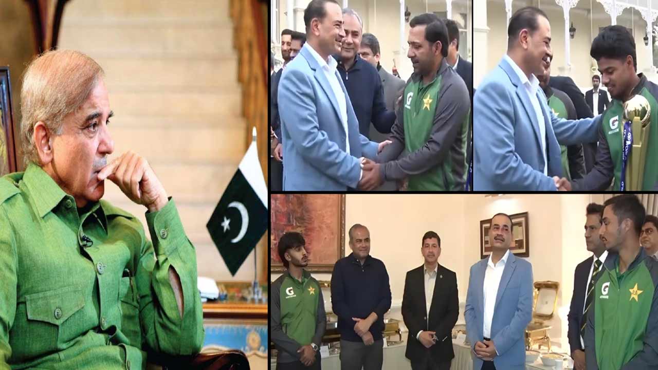 pakistan under 19 team meets army chief