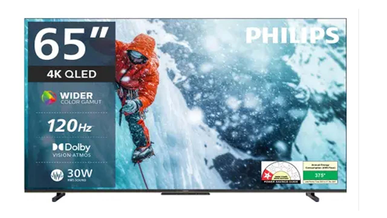క్రేజీ ఆఫర్.. 30W డాల్బీ ఆటమ్స్, 32GB స్టోరేజ్ PHILIPS 65 inch QLED Ultra HD (4K) Smart Google టీవీపై భారీ డిస్కౌంట్..!