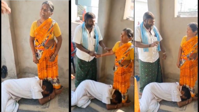 Mahabubabad: అరుదైన ఘటన.. సర్పంచ్‌గా పోటీ చేయాలని మహిళ కాళ్లపై పడి వేడుకున్న గ్రామస్తులు..!