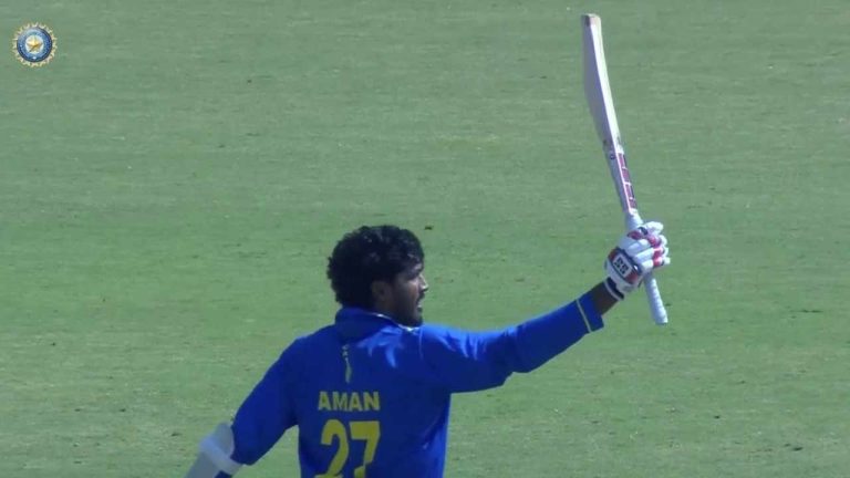 Aman Rao Double Century: హైదరాబాద్‌ క్రికెటర్‌ ఊచకోత.. 13 సిక్స్‌లు, 12 ఫోర్లతో బౌలర్లకు చుక్కలు