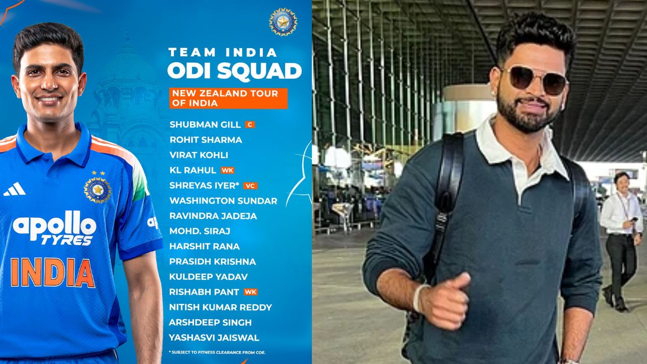 indias odi squad vs new zealand announced shubman gill captain shreyas iyer vice captain