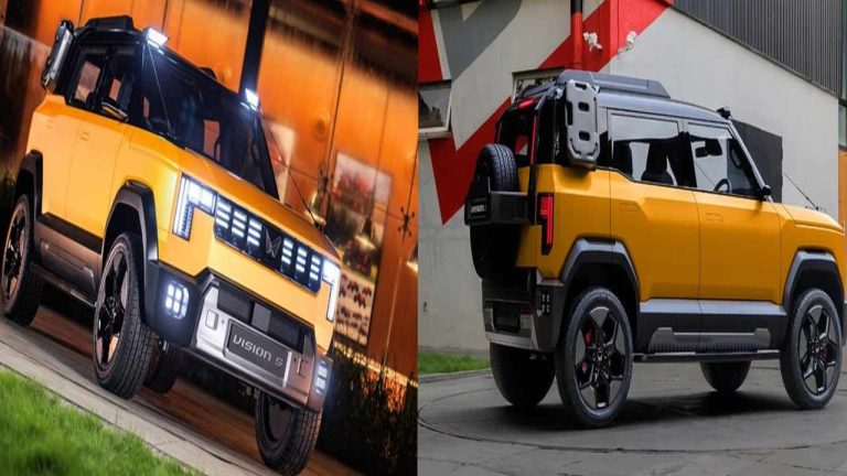 రగ్గడ్ డిజైన్, పనోరమిక్ సన్‌రూఫ్.. Mahindra Vision S స్పై డీటెయిల్స్ లీక్