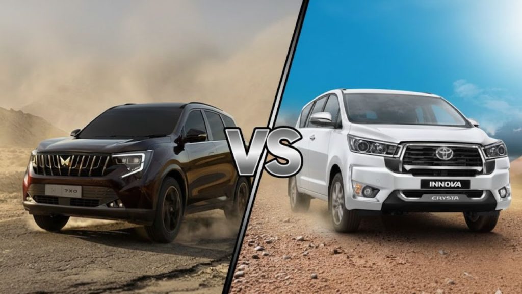 Mahindra Xuv 7xo Vs Toyota Innova Crysta