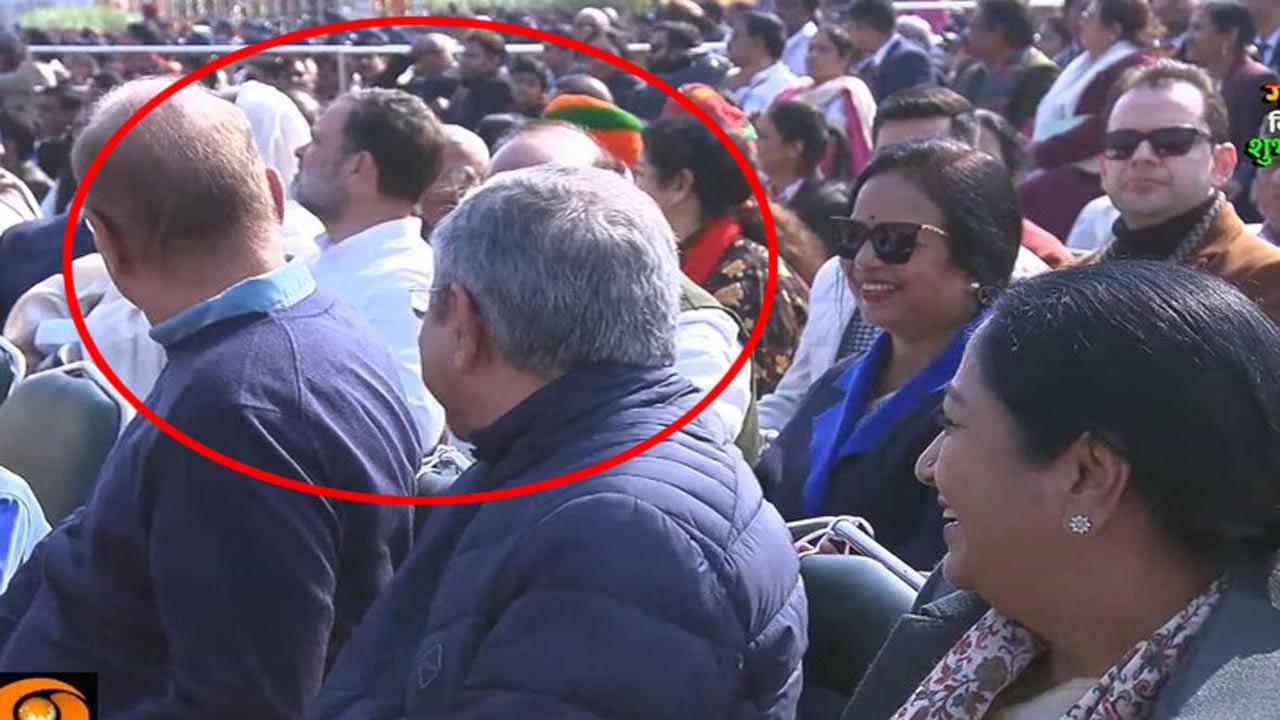 Rahul Gandhi: ఆగస్టు 15న డుమ్మా.. రిపబ్లిక్ డేకు హాజరు.. వేడుకలను వీక్షించిన రాహుల్‌గాంధీ