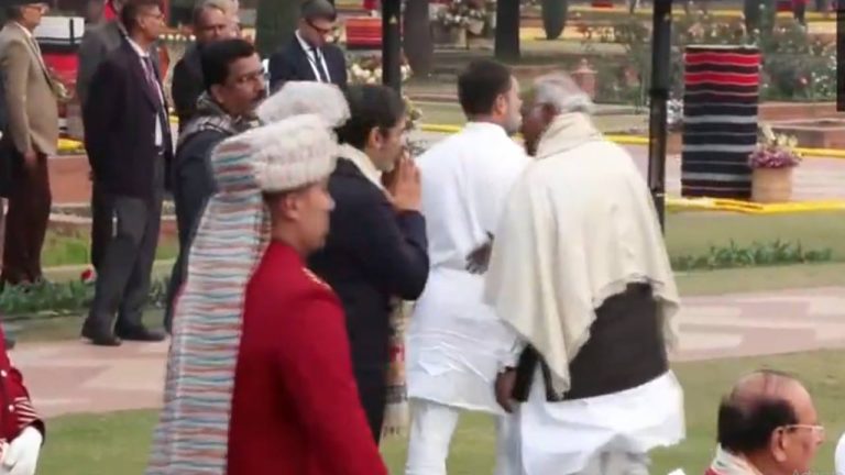 Rahul Gandhi: ప్రొటోకాల్‌పై కాంగ్రెస్ వర్సెస్ బీజేపీ రగడ.. ‘ఎట్ హోమ్’ నుంచి వెళ్లిపోయిన రాహుల్‌గాంధీ, ఖర్గే