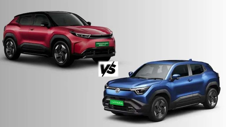 Toyota vs Maruti Suzuki: టయోటా Urban Cruiser Ebella vs మారుతీ Suzuki e-Vitara: టెక్నాలజీ, డిజైన్⁬లో తేడాలు ఇవే!