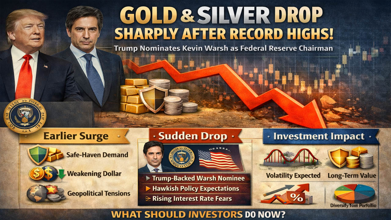 Gold Silver Prices: ధరలు తగ్గడంలో ట్రంప్ హ్యాండ్! బంగారం, వెండిలో పెట్టుబడికి ఇదే సరైన సమయమా?