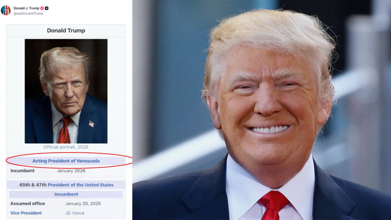 Trump: ట్రంప్ మరో దూకుడు.. వెనిజులా అధ్యక్షుడిగా ప్రకటన