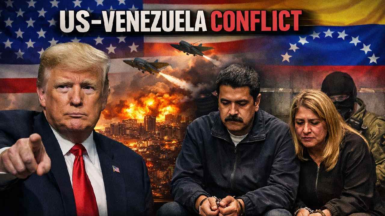 US-Venezuela War: వెనిజులా అధ్యక్షుడు మదురోను నిర్బంధించిన యూఎస్..