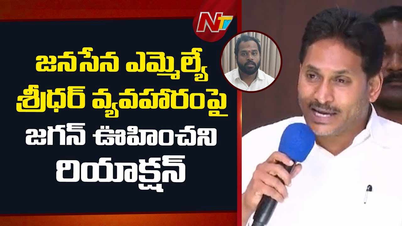 YS Jagan: జనసేన ఎమ్మెల్యే శ్రీధర్‌ ఘటనపై స్పందించిన జగన్‌.. సంచలన వ్యాఖ్యలు..