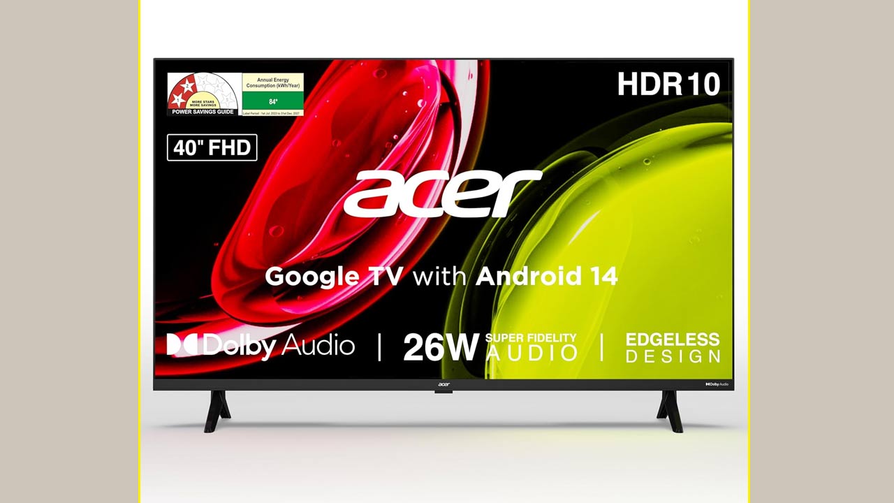Acer Smart TV: రూ.39 వేల విలువైన ఏసర్ 40 అంగుళాల స్మార్ట్ టీవీ రూ.13 వేలకే.. ఫ్యామిలీ ఎంటర్‌టైన్‌మెంట్‌కు పర్ఫెక్ట్!