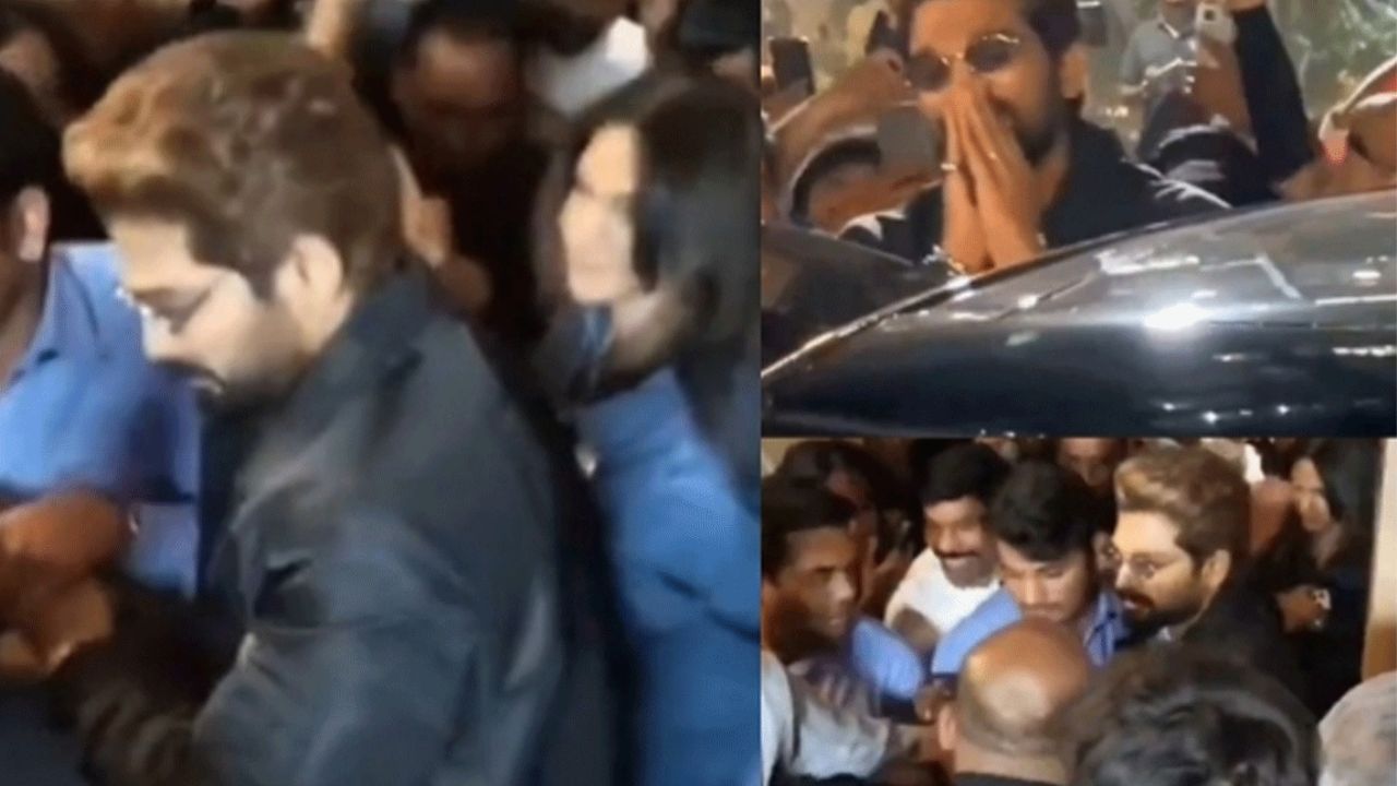 Allu Arjun : టీ తాగడానికి వెళ్లి చిక్కుల్లో పడ్డ బన్నీ.. భార్య స్నేహ రెడ్డి వీడియో వైరల్