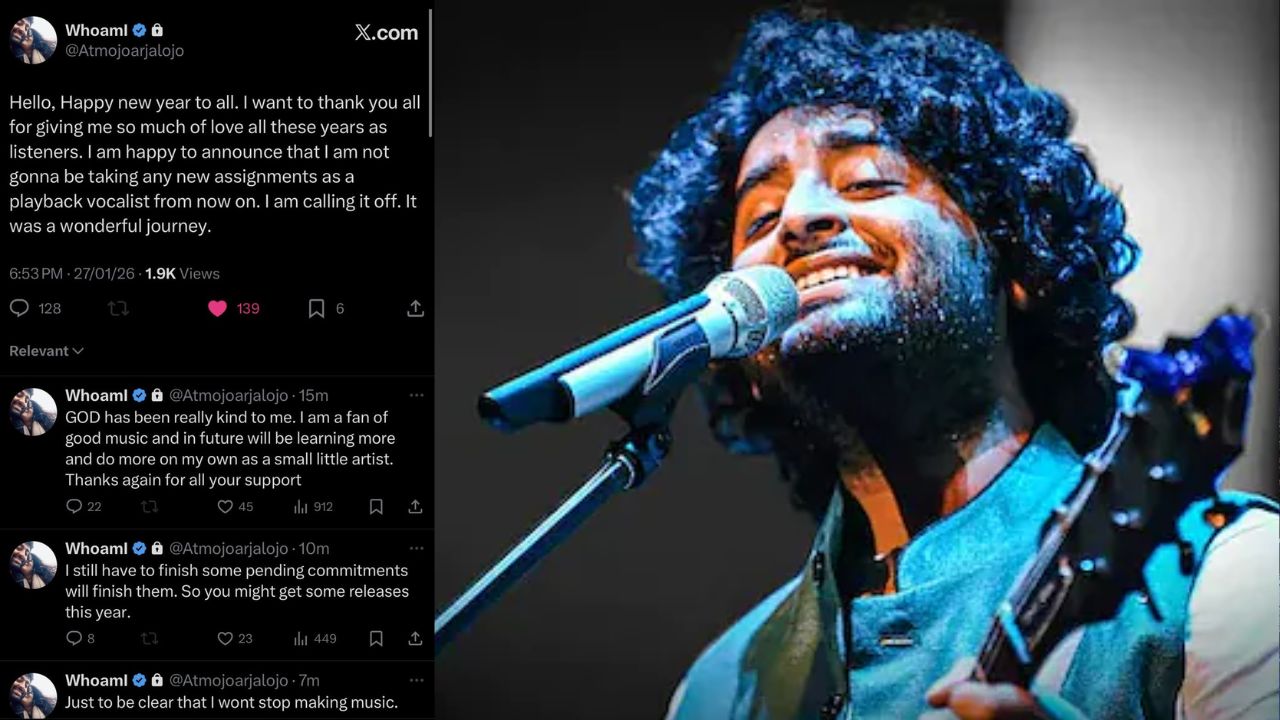 Arijit Singh : రిటైర్మెంట్‌పై క్లారిటీ ఇచ్చిన అర్జిత్ సింగ్!