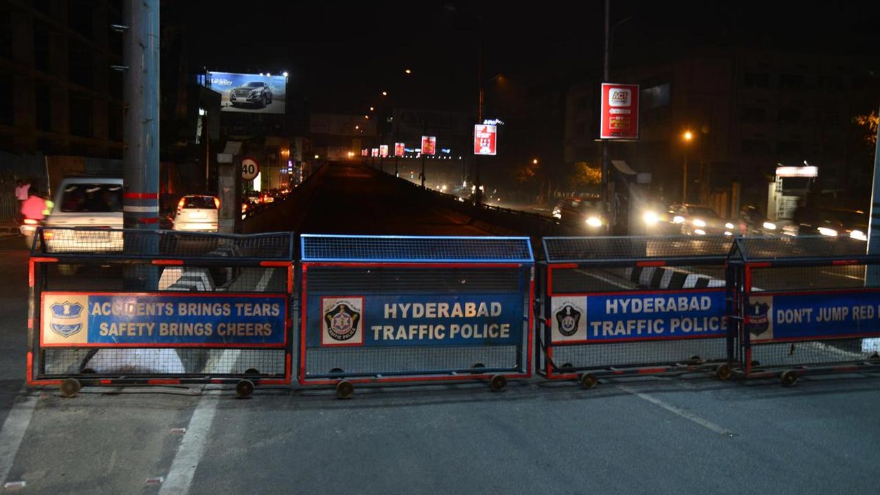 hyderabad traffic restrictions shab e meraj old city security alert