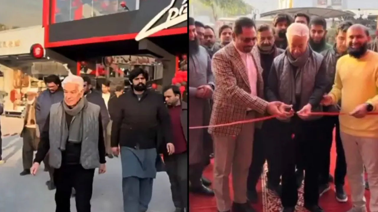 Khawaja Muhammad: పాకిస్థాన్ రక్షణ మంత్రికి ఘోర అవమానం.. నకిలీ స్టోర్‌ను ప్రారంభించిన మినిస్టర్!