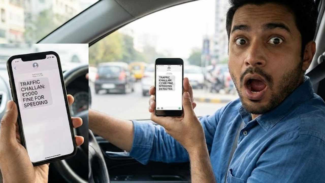 Traffic Fine SMS Scam: మీ వాహనానికి జరిమానా పడిందా.. చెల్లించడానికి తొందరపడకండి.. ఎందుకంటే..?