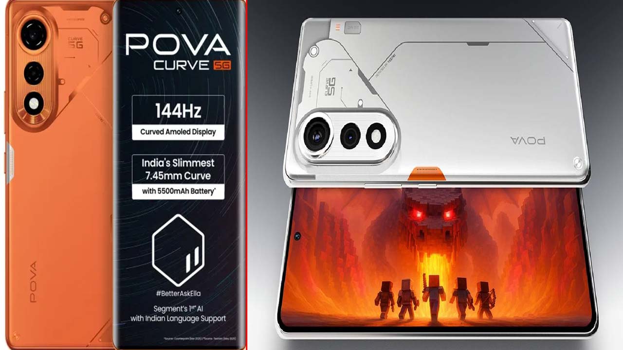 144Hz AMOLED డిస్‌ప్లే, 64MP కెమెరా, 3D కర్వ్డ్ డిస్‌ప్లేతో Tecno Pova Curve 5G